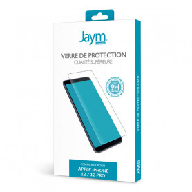 VERRE TREMPE PREMIUM ASAHI 2.5D POUR APPLE IPHONE 12 / 12 PRO (6.1) - JAYM®