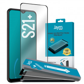 VERRE TREMPE PREMIUM 3D AVEC APPLICATEUR POUR SAMSUNG GALAXY S21 PLUS - JAYM®