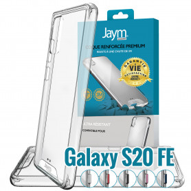 COQUE SOUPLE RENFORCÉE DROP-TEST 3 METRES *GARANTIE A VIE* POUR SAMSUNG GALAXY S20 FE - JAYM®