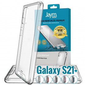 COQUE SOUPLE RENFORCÉE DROP-TEST 3 METRES *GARANTIE A VIE* POUR SAMSUNG GALAXY S21 PLUS - JAYM®