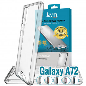 COQUE SOUPLE RENFORCÉE DROP-TEST 3 METRES *GARANTIE A VIE* POUR SAMSUNG GALAXY A72 4G / 5G - JAYM®