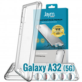 COQUE SOUPLE RENFORCÉE DROP-TEST 3 METRES *GARANTIE A VIE* POUR SAMSUNG GALAXY A32 5G - JAYM®