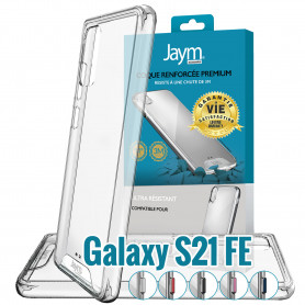 COQUE SOUPLE RENFORCÉE DROP-TEST 3 METRES *GARANTIE A VIE* POUR SAMSUNG GALAXY S21 FE - JAYM®