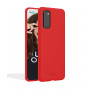 COQUE PREMIUM SILICONE ET MICROFIBRE POUR SAMSUNG GALAXY S20 ROUGE - JAYM® CLASSIC®