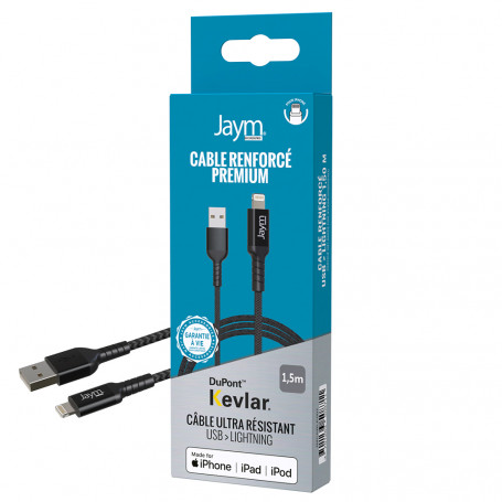 Devia Câble Lightning 2M Charge rapide pour iPhone/iPad Blanc - Câble &  Adaptateur - LDLC