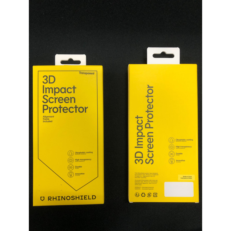 PROTECTION SOUPLE ECRAN ANTI-CHOCS IMPACT™ FRAME 3D AVEC CONTOUR NOIR