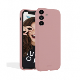 COQUE PREMIUM SILICONE ET MICROFIBRE POUR SAMSUNG GALAXY A23 ROSE SABLE - JAYM® CLASSIC®