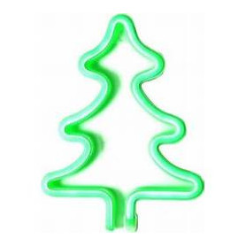 NEON LUMINEUX SAPIN VERT USB-A