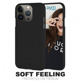 COQUE PREMIUM SOFT FEELING COMPATIBLE IPHONE 14 NOIRE