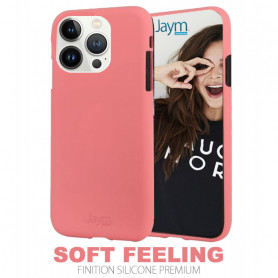 COQUE PREMIUM SOFT FEELING COMPATIBLE IPHONE 14 ROSE