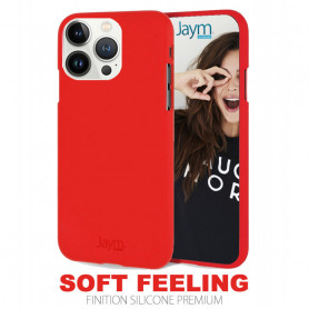 COQUE PREMIUM SOFT FEELING COMPATIBLE IPHONE 14 PLUS ROUGE