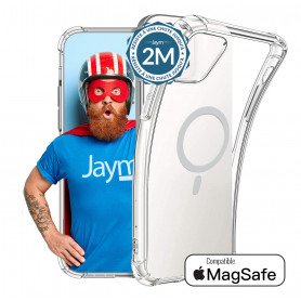 COQUE RENFORCEE COMPATIBLE MAGSAFE DROP TEST 2M POUR APPLE IPHONE 14 PLUS - JAYM®