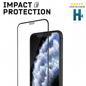 PROTECTION SOUPLE ECRAN ANTI-CHOCS IMPACT™ FRAME 3D AVEC CONTOUR NOIR POUR APPLE IPHONE 14 PRO - RHINOSHIELD™