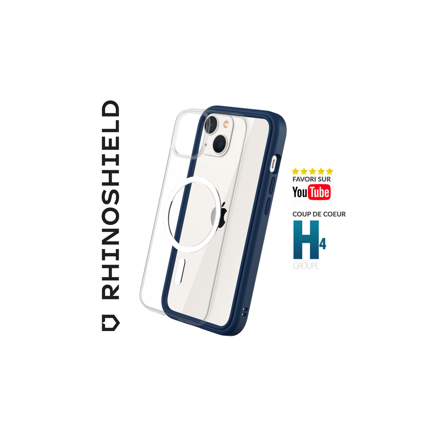 COQUE MODULAIRE MOD NX™ BLEUE MARINE COMPATIBLE MAGSAFE POUR APPLE IPHONE  13 () - RHINOSHIELD™