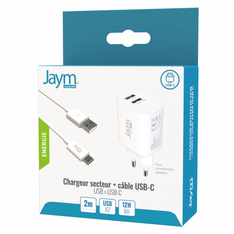 Le pack complet cable + chargeur