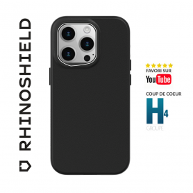 COQUE SOLIDSUIT NOIR CLASSIC POUR APPLE IPHONE 15 PRO - RHINOSHIELD™