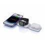 STATION DE RECHARGE PLIABLE 3-EN-1 POUR TELEPHONE + MONTRE + ECOUTEURS - COMPATIBLE CHARGE A INDUCTION + MAGSAFE - JAYM