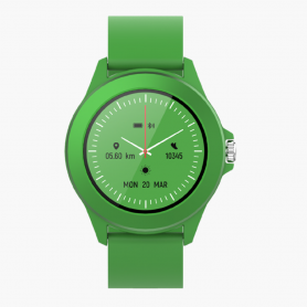 MONTRE CONNECTÉE ET INTELLIGENTE AVEC FREQUENCE CARDIAQUE - BLUETOOTH 5.0 - IP68 - FOREVER COLORUM - VERT