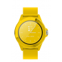 MONTRE CONNECTÉE ET INTELLIGENTE AVEC FREQUENCE CARDIAQUE - BLUETOOTH 5.0 - IP68 - FOREVER COLORUM - JAUNE