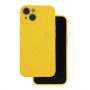 COQUE SILICONE POUR APPLE IPHONE 15 JAUNE - JAYM® POP