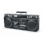 ENCEINTE PORTABLE PREMIUM RETRO - BLUETOOTH / RADIO / CD / CASSETTE - 2 x 40W - MUSE