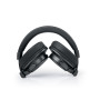 CASQUE BLUETOOTH PREMIUM ASPECT CUIR NOIR + MAINS LIBRES - MUSE