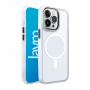 COQUE BUMPER COMPATIBLE MAGSAFE POUR IPHONE 16 PLUS - BLANC - JAYM®