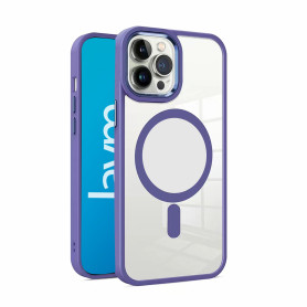 COQUE BUMPER COMPATIBLE MAGSAFE POUR IPHONE 16 PLUS - VIOLET - JAYM®