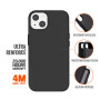 COQUE RIGIDE NOIRE ULTRA-RENFORCÉE POLYCARBONATE *DROP-TEST 4 METRES* POUR APPLE IPHONE 16 PLUS - EIGER®