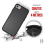 COQUE RIGIDE NOIRE ULTRA-RENFORCÉE POLYCARBONATE *DROP-TEST 4 METRES* POUR APPLE IPHONE 16 PLUS - EIGER®