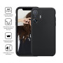 COQUE PREMIUM SILICONE ET MICROFIBRE POUR XIAOMI REDMI 12C NOIR - JAYM® CLASSIC®