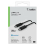 CABLE CHARGE & SYNCHRO USB-C VERS USB-C *THUNDERBOLT 4 / USB.4 (40 Gbits/s) / PD 3.0 (100W) / 8K* - 1M - NOIR - BELKIN