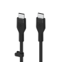 CABLE CHARGE & SYNCHRO USB-C VERS USB-C PD (60W) - SILICONE DOUX - LONGUEUR 3M - NOIR - BELKIN**