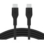 CABLE CHARGE & SYNCHRO USB-C VERS USB-C PD (60W) - SILICONE DOUX - LONGUEUR 3M - NOIR - BELKIN**