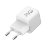 CHARGEUR SECTEUR COMPACT ET RAPIDE *GAN* USB-C 30W PD ET PPS BLANC *CERTIFIÉ GRS* - JAYM®  POUR APPLE