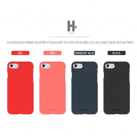 Coque Cadorabo pour Apple iPhone XR en Rouge Mat - Boutons Noirs - Coque de  protection